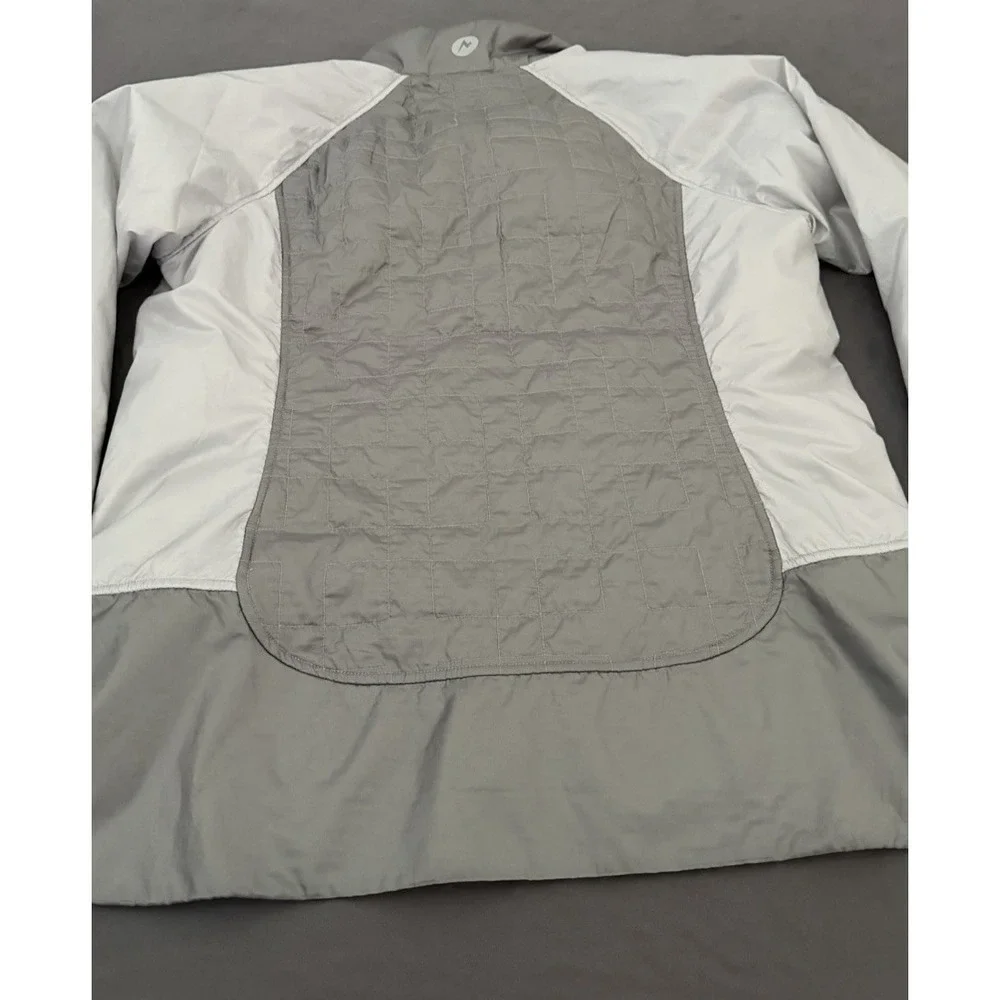 Marmot Macchia‎ Jacket Womens Size Large Gray Polartec Strom Thermal Insulated